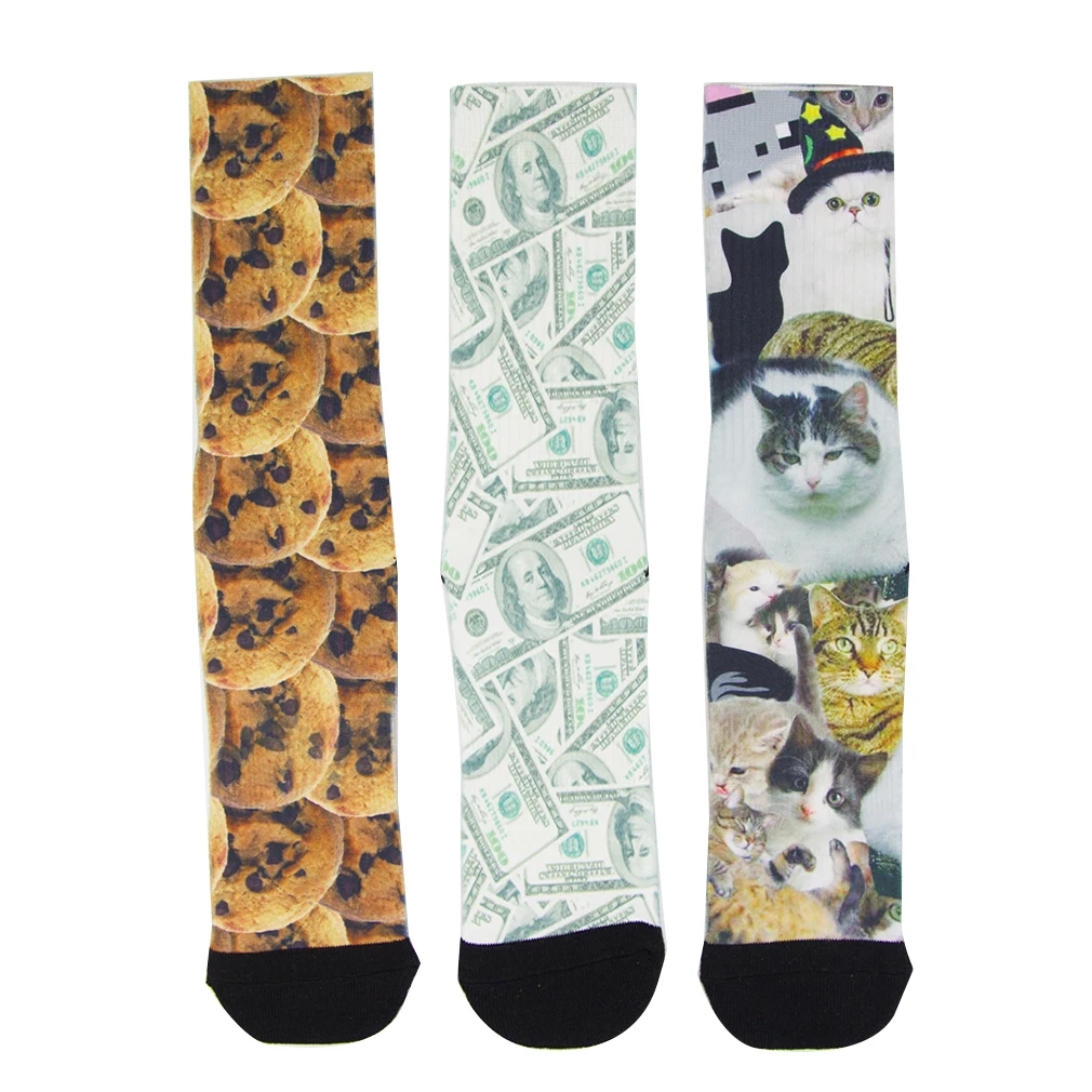 Custom Special and Unique Magic Leisure  Print Novelty Custom Sublimated Hockey Socks