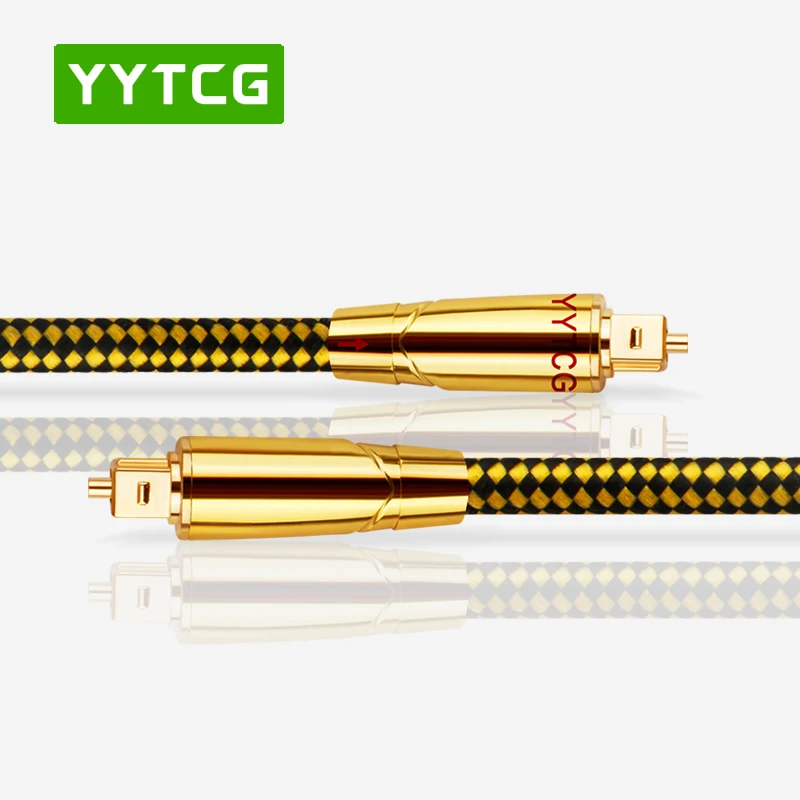 
YYTCG Digital Audio Video Cables Optical Fiber optico Oxyacid Free Copper Audiophile HIFI DTS Dolby Enthusiast 7.1 Sound 
