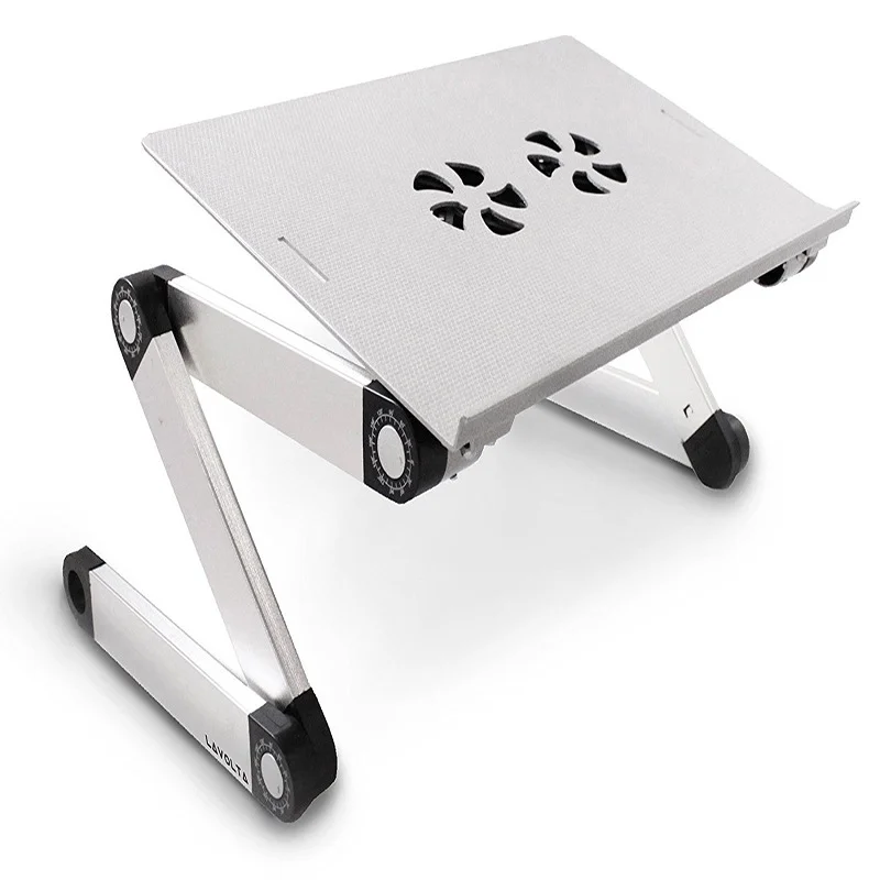 
Portable Adjustable Folding Aluminum Stand Lap Laptop Desk 