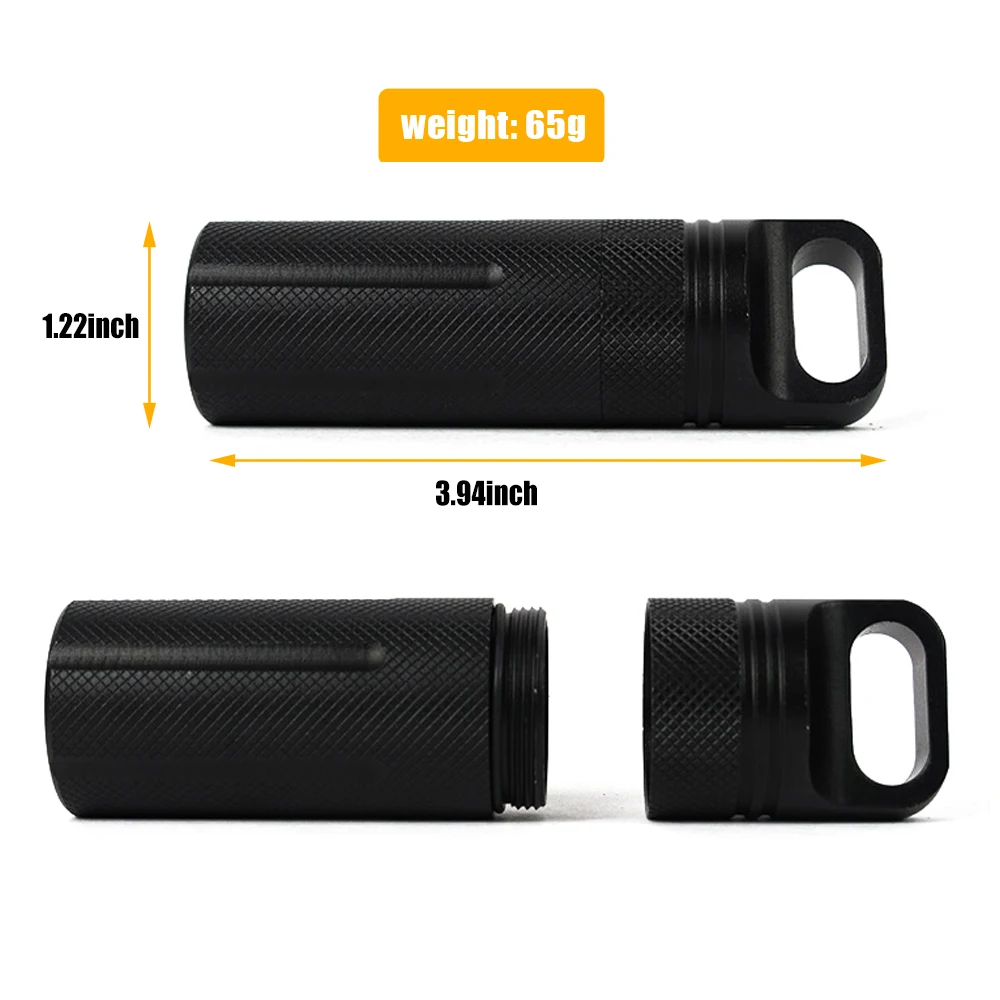 Bengku Wholesale Good Quality Waterproof Survival Aluminum Match Box Container