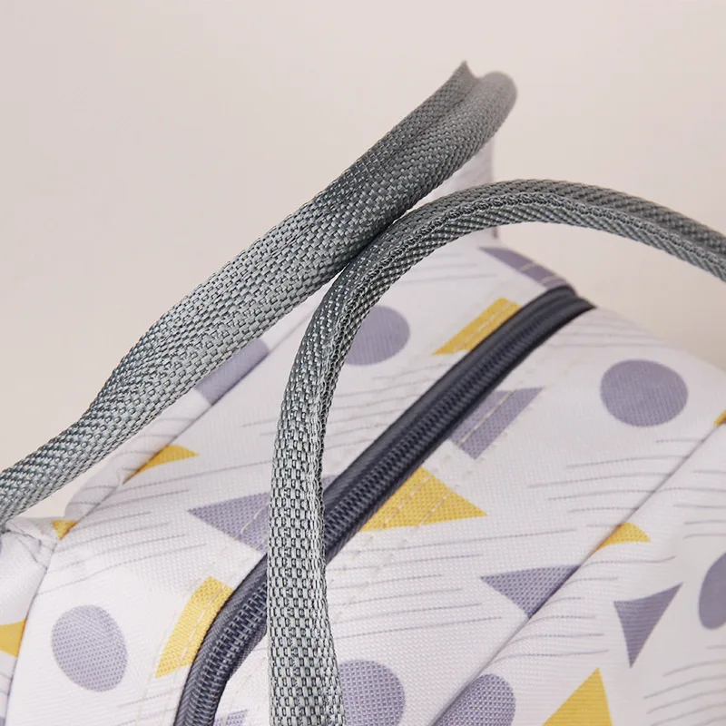 VE New cross-border irregular pattern lunch bag large capacity lunch bag  take meals lunch bag for women