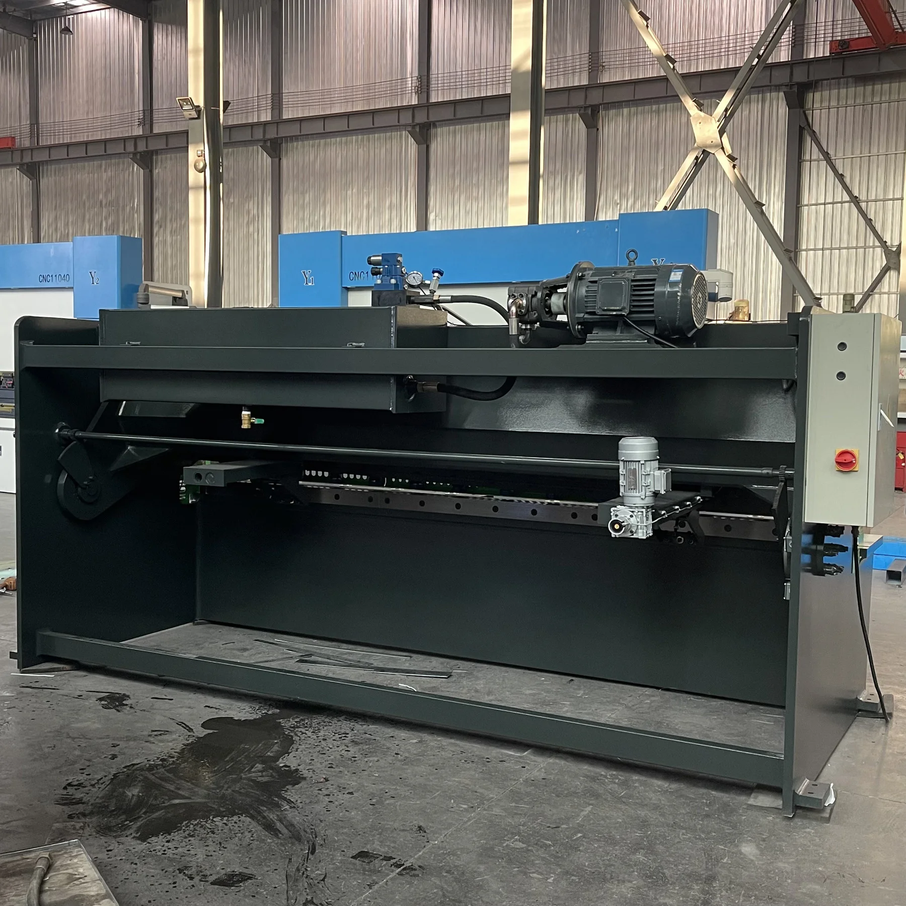 Hot Sale Hydraulic Cutting Machine in QC12K Series With E21S Controller System sheet shearing machine