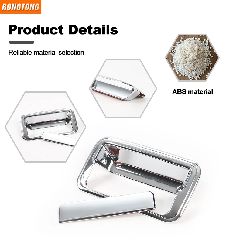 High-quality Exterior Accessories ABS Tailgate Handle Cover Tail Gate Handle Decoration Trim For Suzuki Jimny 2007-2017