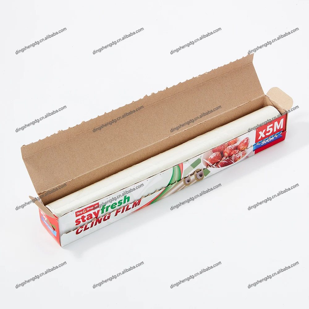 Self-adhesive Keep Fresh film PE Plastic Stretch Film Wrapping Supplier High Quality Customized Disposable Food Plastic Wrapper