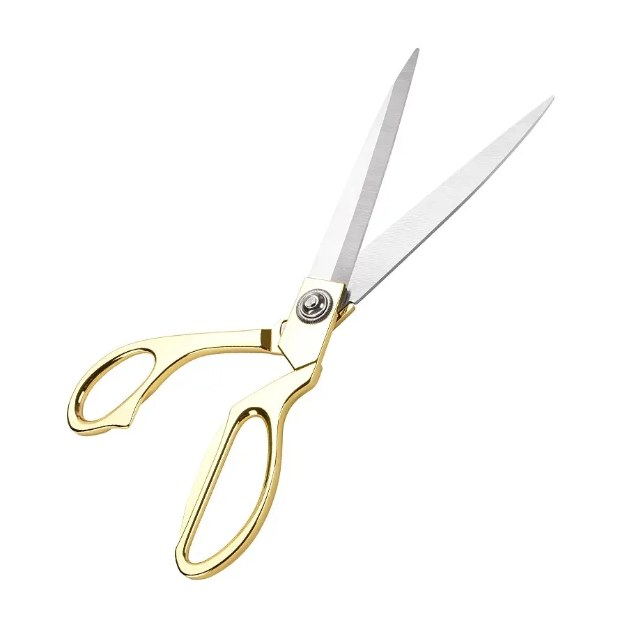 Professional Industrial Grade Full Stainless Steel Tailor Scissors High Quality for Embroidery Sewing Clothes Sharp Blunt Tips