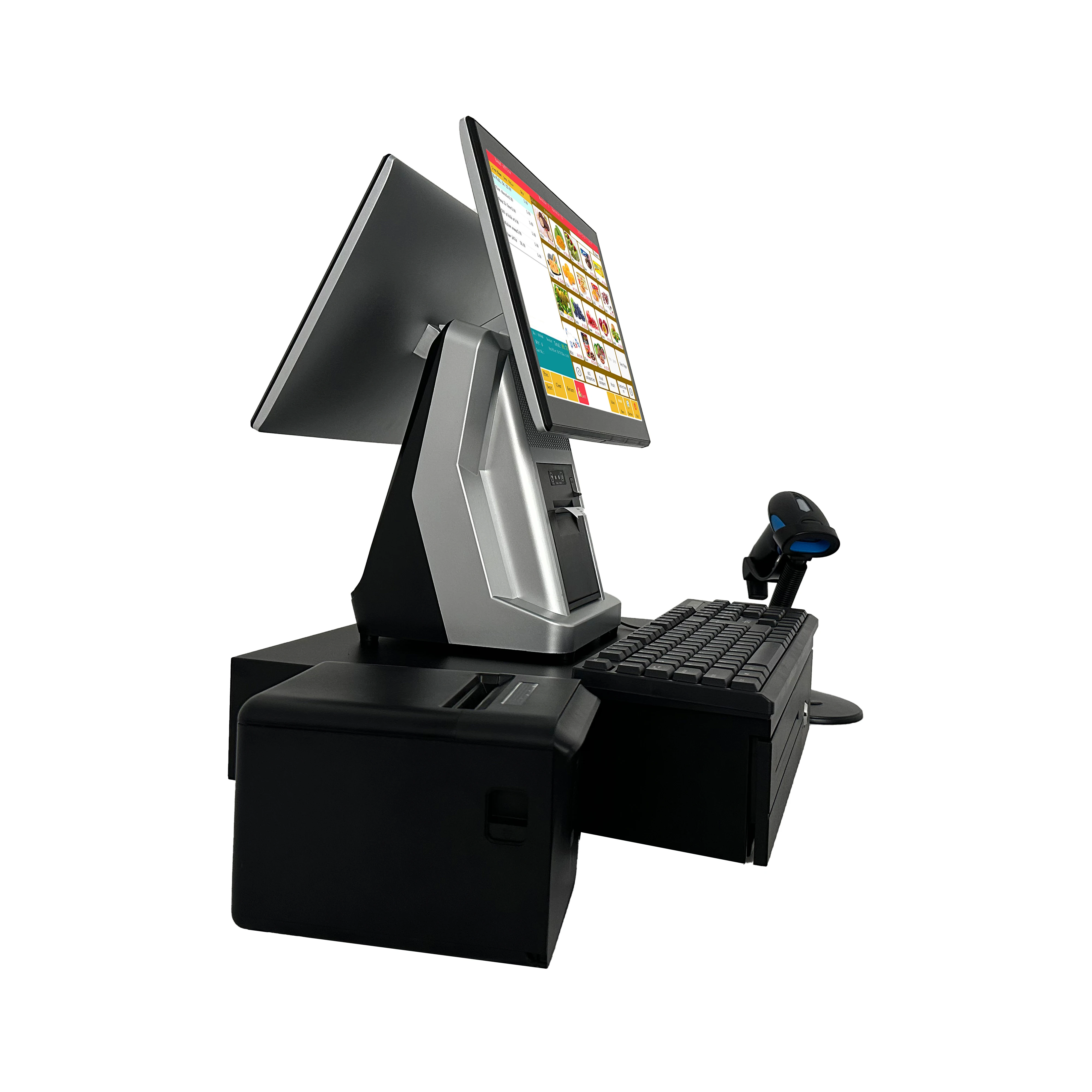 15.6' touch screen all in one windows os pos system restaurant windows 7 pos system