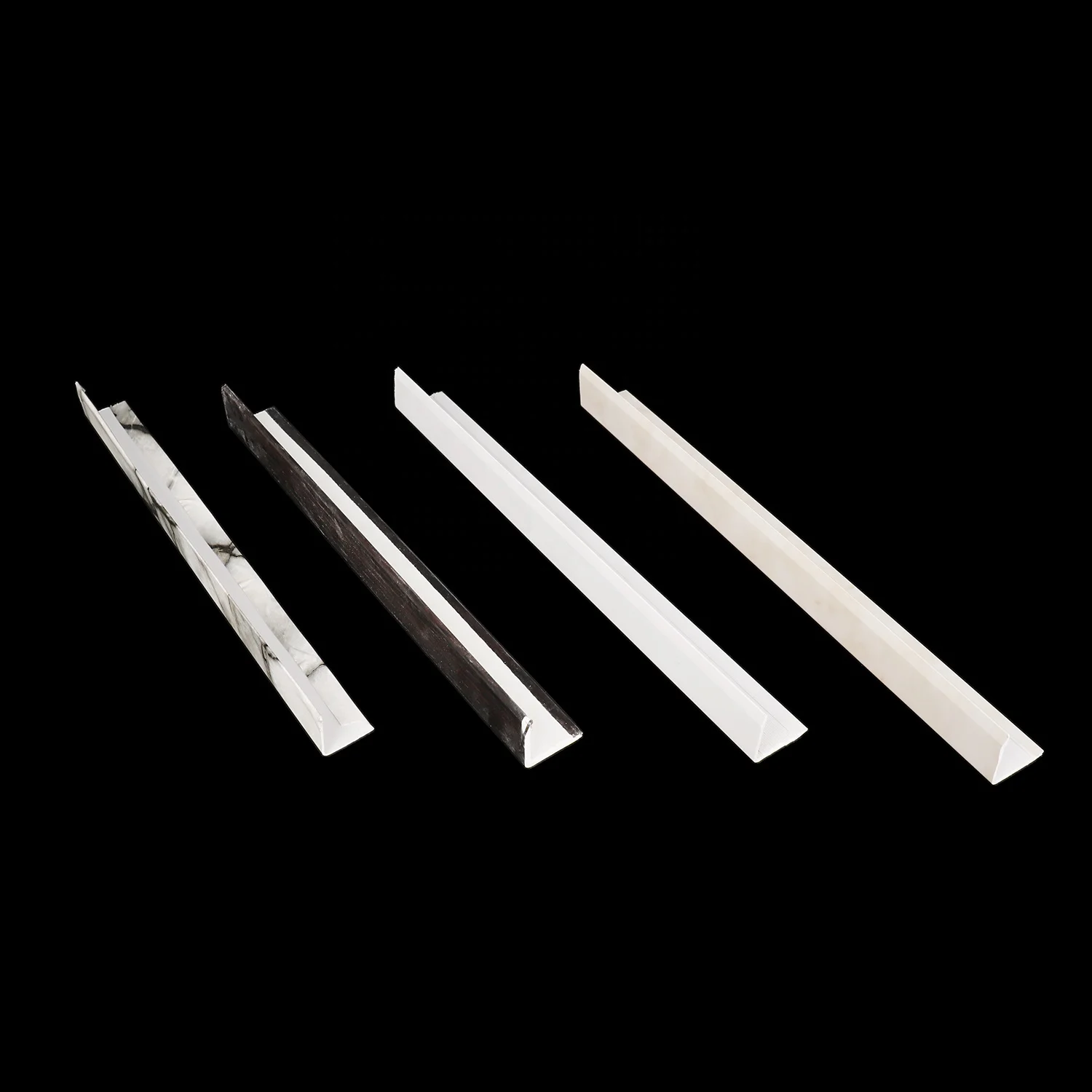 Wood Effect Plastic Pvc 25x25mm Rigid Angle Cover Trim For Wall Panels