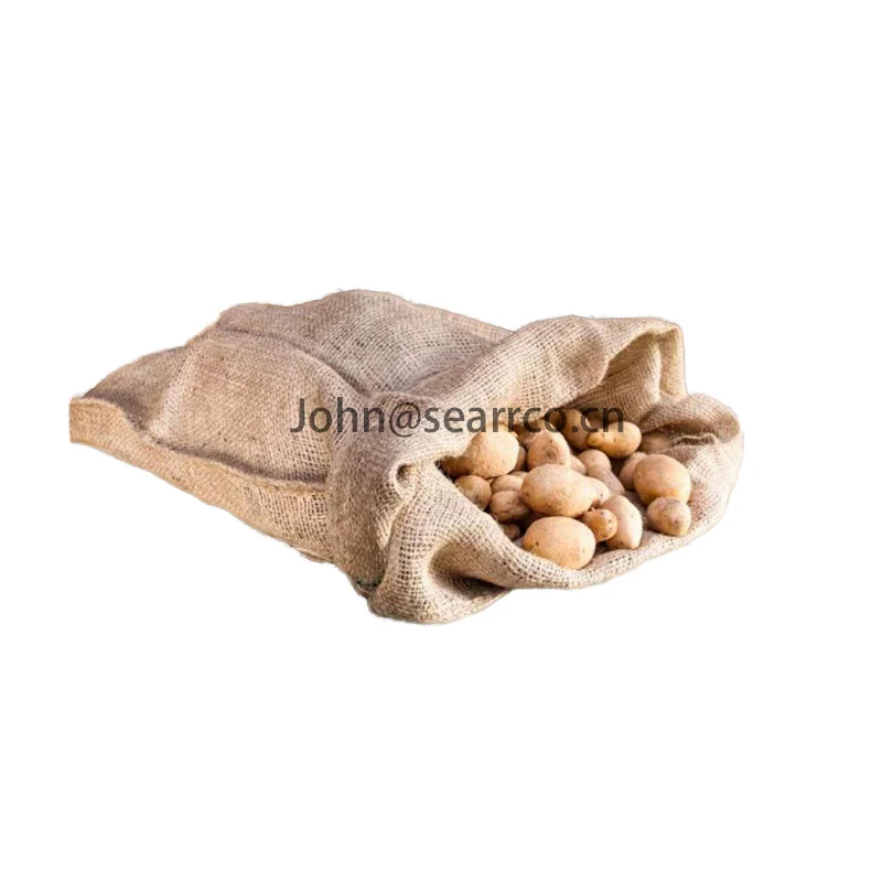 Large Burlap Sack Gardening Planting Growing Bags Organic Exporter Food Grade Environmentally Friendly Jute Potato Bags