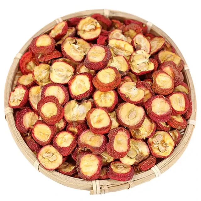 Chinese herbal medicine supply wholesale High quality seedless dried hawthorn slices