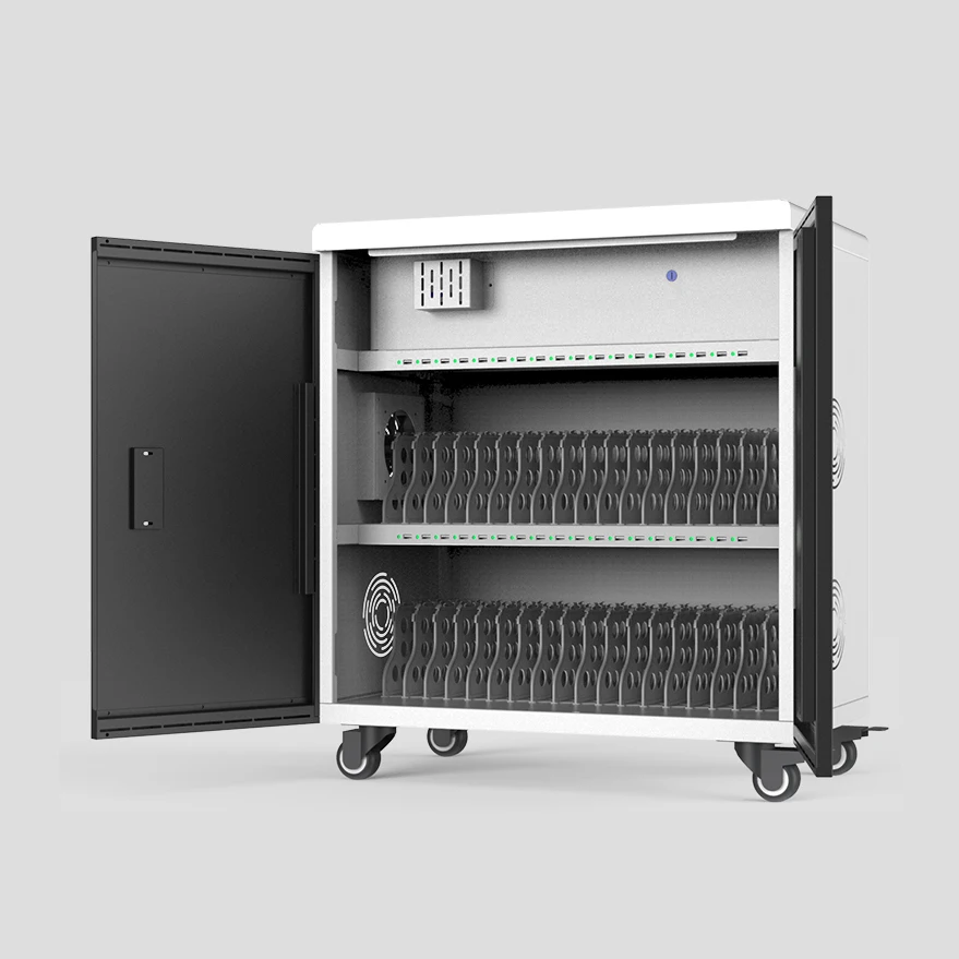 office mobile charging locking cabinet for iPad and laptop
