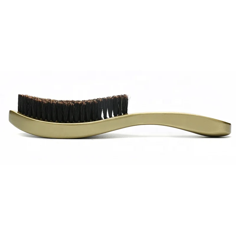 Gold soft medium hard curve 360 waves brush
