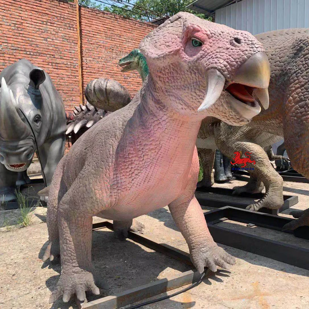 Amusement Park Hot Sale Dinosaur Animatronic 3D  Lystrosaurus dinosaur model