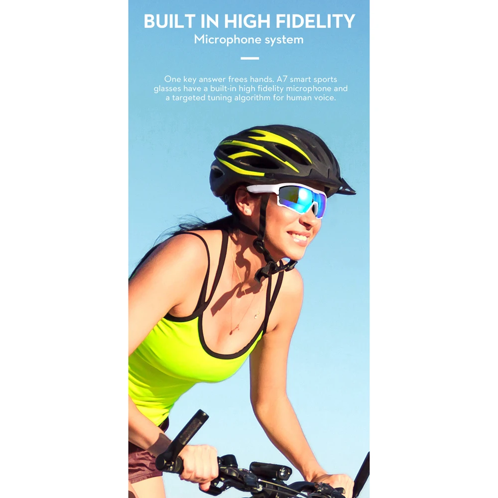 Wireless Smart Sport Polarized Sunglasses Audio Glasses Headsets Waterproof Cycling Smart Sunglasses