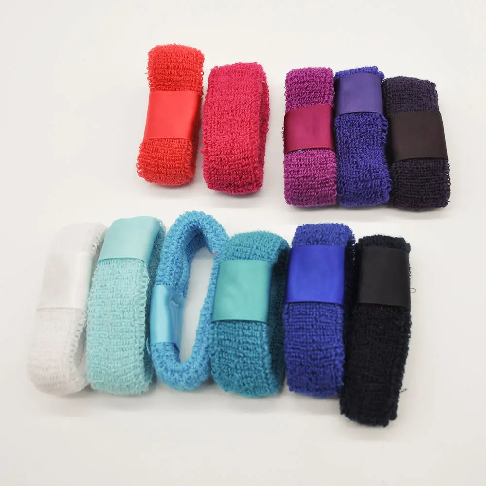 Factory Customize Logo Dry-Fit Soft Multiple Colors  Bicep Bands Sports Football Basketball Wrist bands