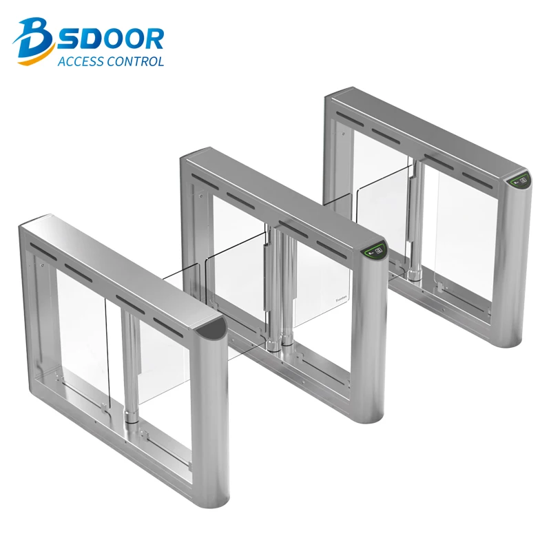 High speed luxury revolving door of fully automatic office building swing barrier turnstile gate