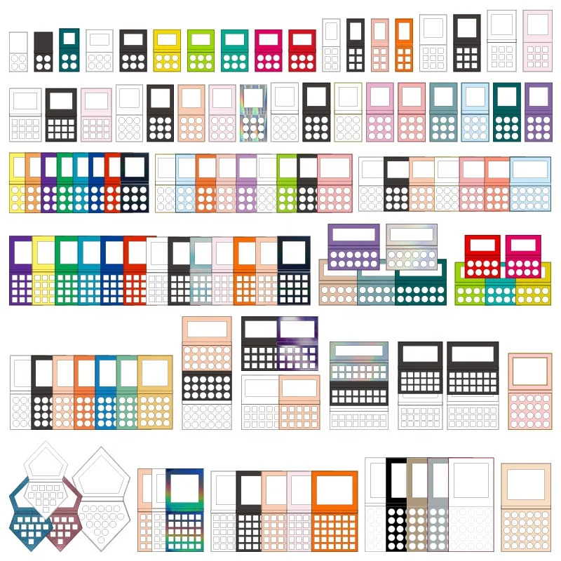 Private Label 4 6 8 9 12 16 18 20 21 25 30 Colors Custom Logo Eye Shadow