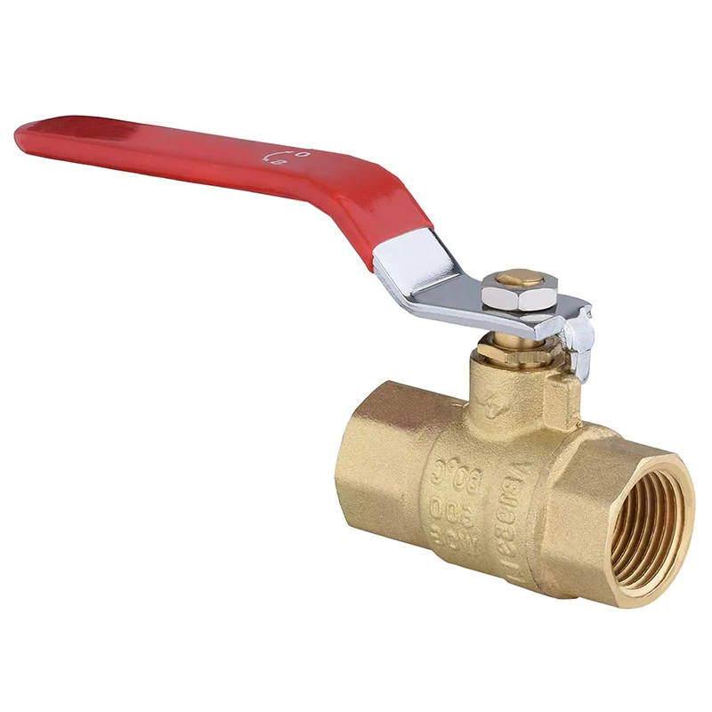 High Quality Copper Ball Valve Thread Female Full Bore Brass Ball Valve Supplier