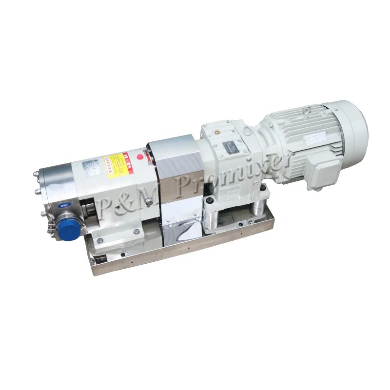 Hardware equipment medical food grade stainless steel high-viscosity sauce conveying cam rotor homogenizing pump