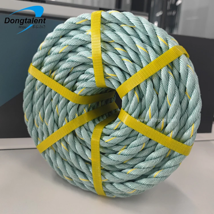 High Quality Polysteel Danline 1inch 24mm Rope Super Strong Large Rolls Virgin Grade PP Cotton Paper UHMWPE Ship/Boat