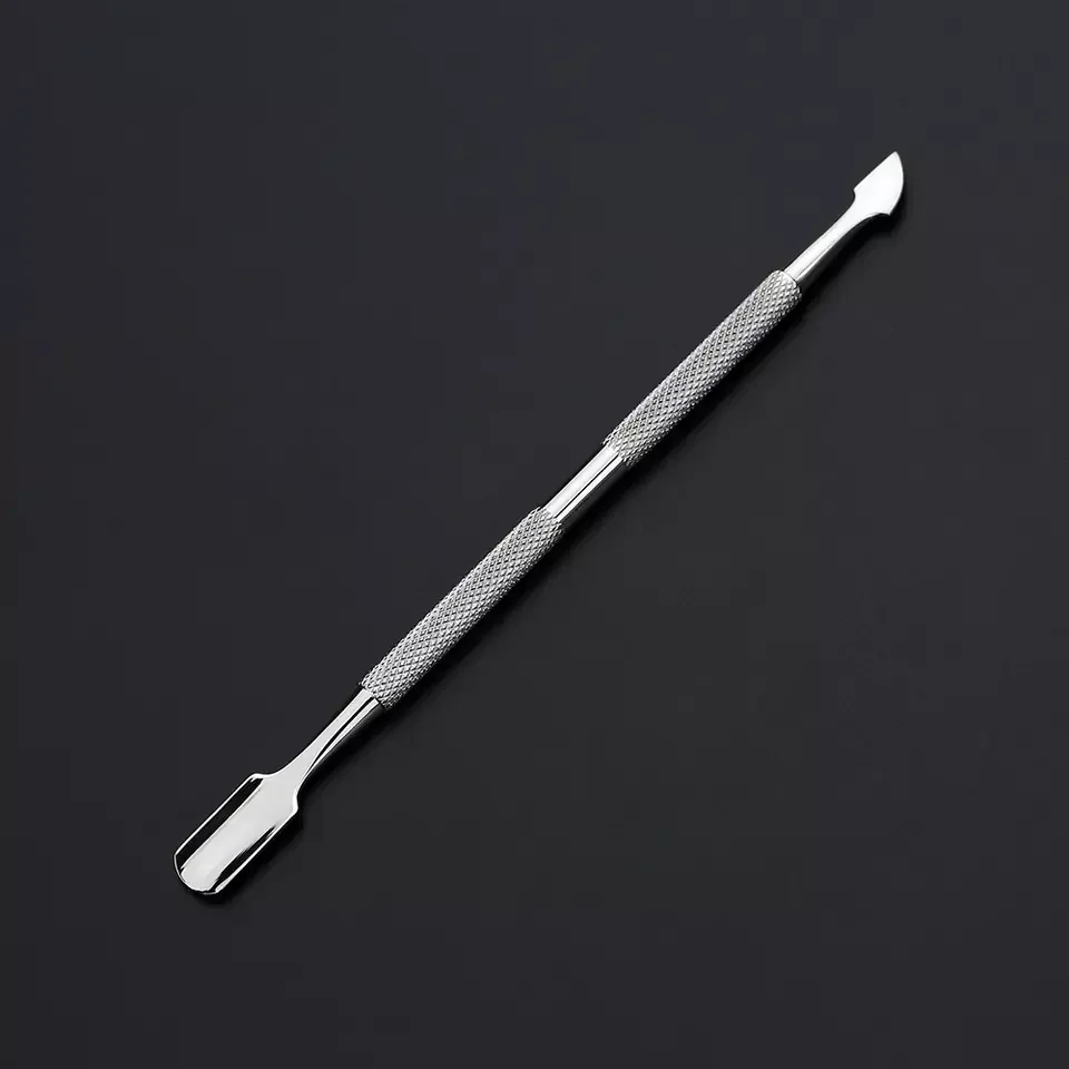 Professional Stainless Steel Non-slip Dead Skin Cuticle Pusher Remover Nail Nipper