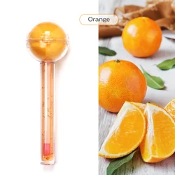 H108 New candy fruity peach alovera lipstick acid hyaluronuc lipgloss lip oil 2 in1 no logo kids lip gloss bulk for chlidern