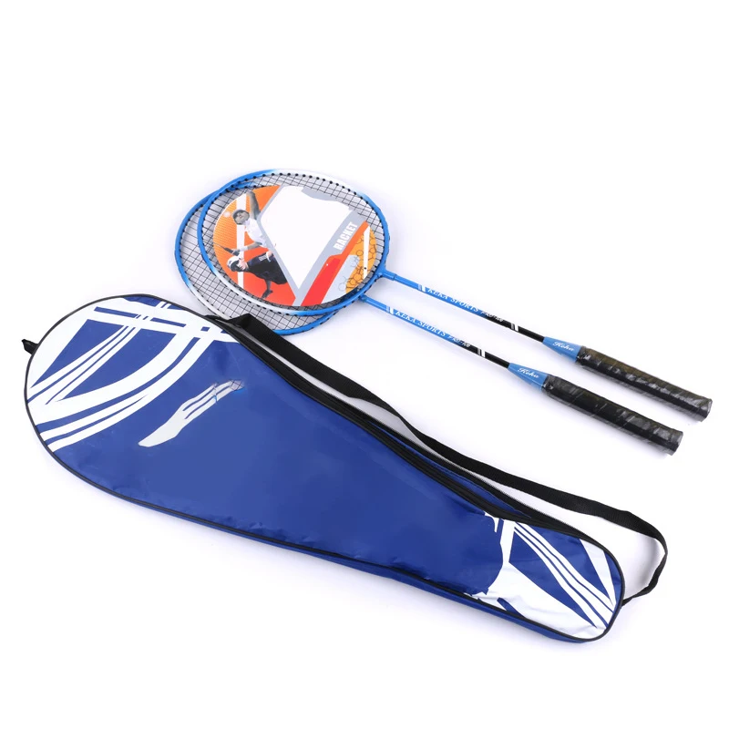 Wholesale Nylon Cable Carbon Fiber Training Lightweight String Hot Sell Badminton Racket Set