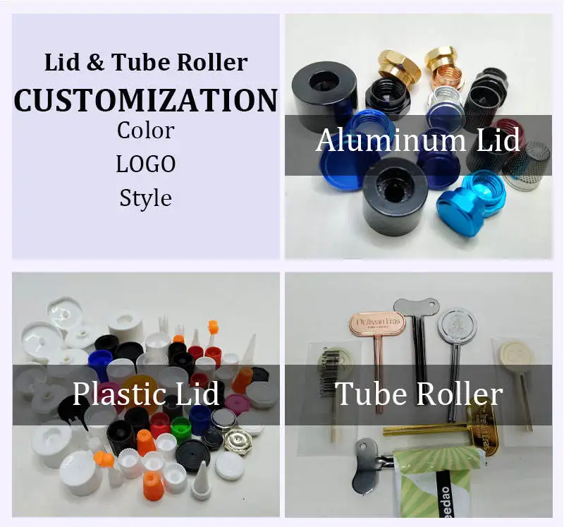 Factory Custom Large Capacity 120Ml 180Ml 6 Colors Customizable Glue Adhesive Paint Gel Empty Metal Aluminum Tubes Container