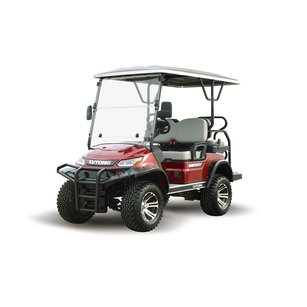 Lifted electric golf cart buggy  A827.2+2G 4 person hunting golf cart for sale ce certificate approved