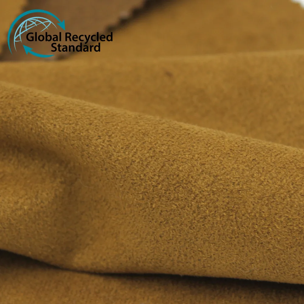 Five weft suede fabric composite factory produces direct sales woven single weft suede home textile shoe bag pillow fabric