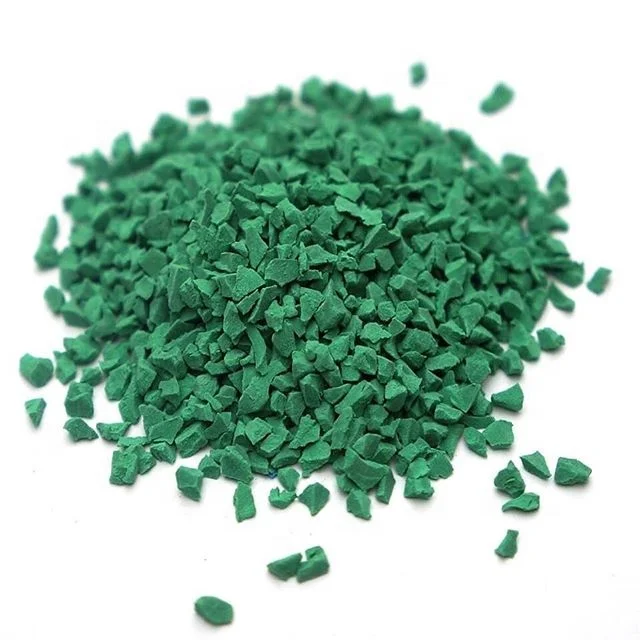 Wholesale  ageing resistance plastic rubber granules 1 -4mm thickness epdm synthetic rubber for Outdoor Flooring Surface