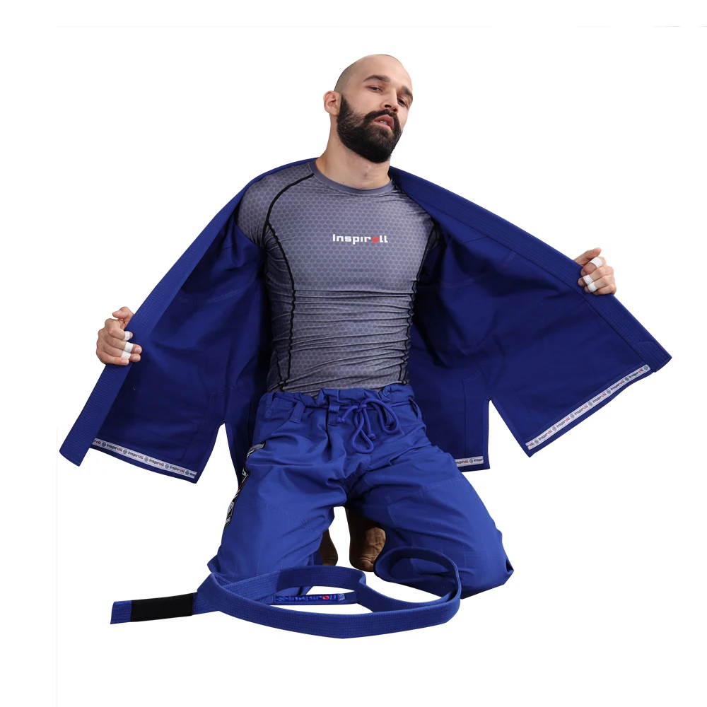 High quality new bjj gi custom jiu jitsu kimonos 2024 Ibjjf Approved Royal Blue