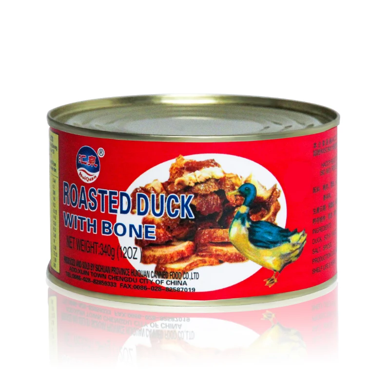 Halal Food Canned Roasted Duck Meat Canned