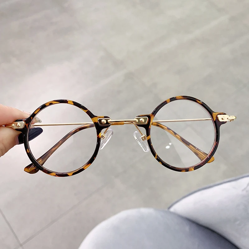 9338 Sround beautiful  anti blue light glasses metal  square  woman  colourful sunglasses