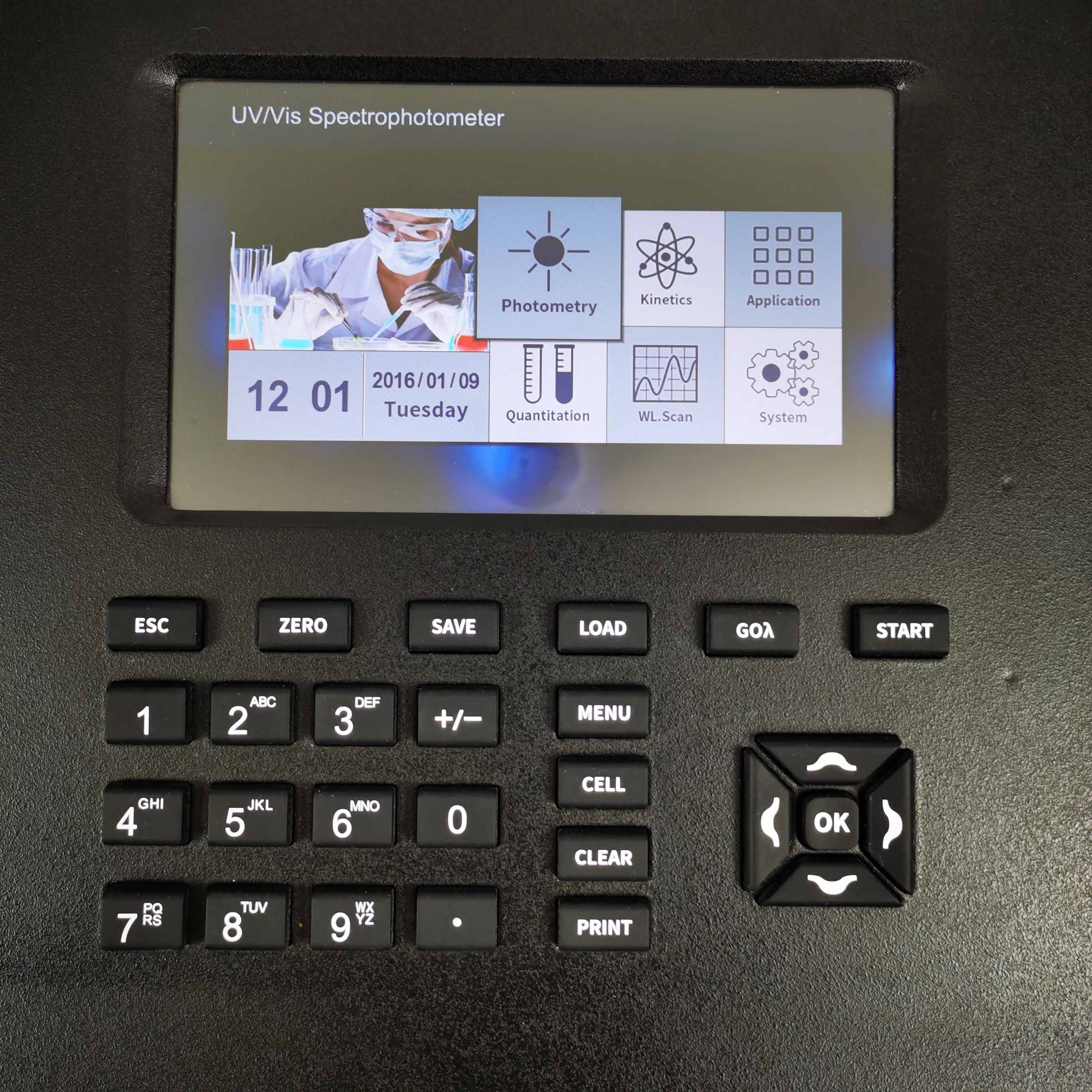 Economic Single Beam Lab 320-1100nm Visible Spectrophotometer