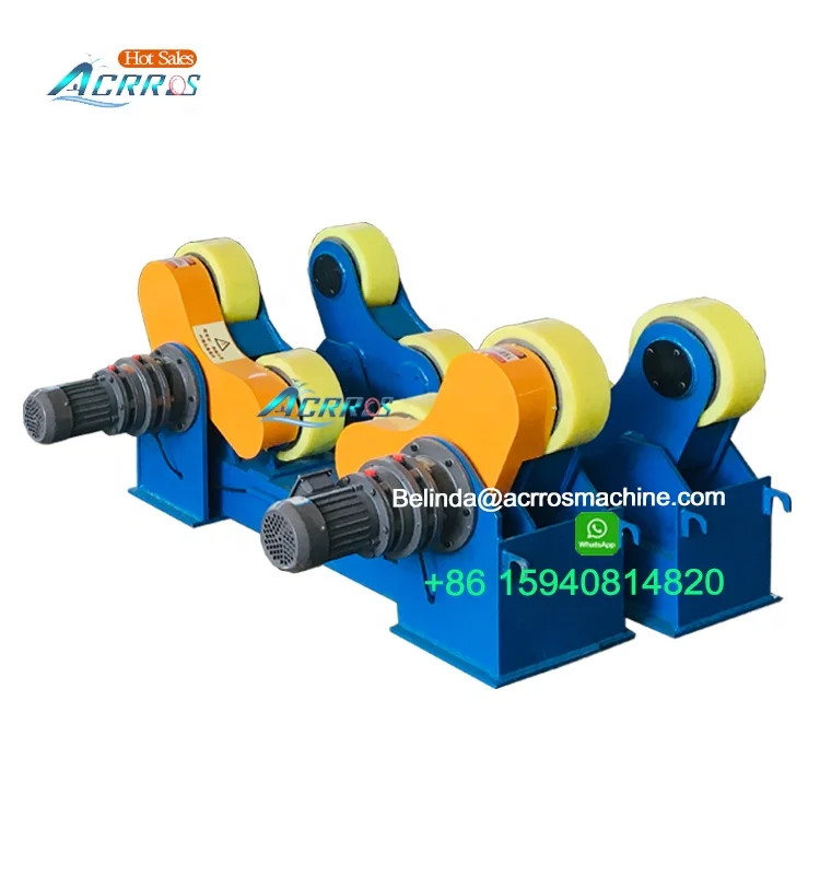 5tons 3000mm Diameter Welding Motorised Welding Turning Roller Self-Aligning Welding Rotator