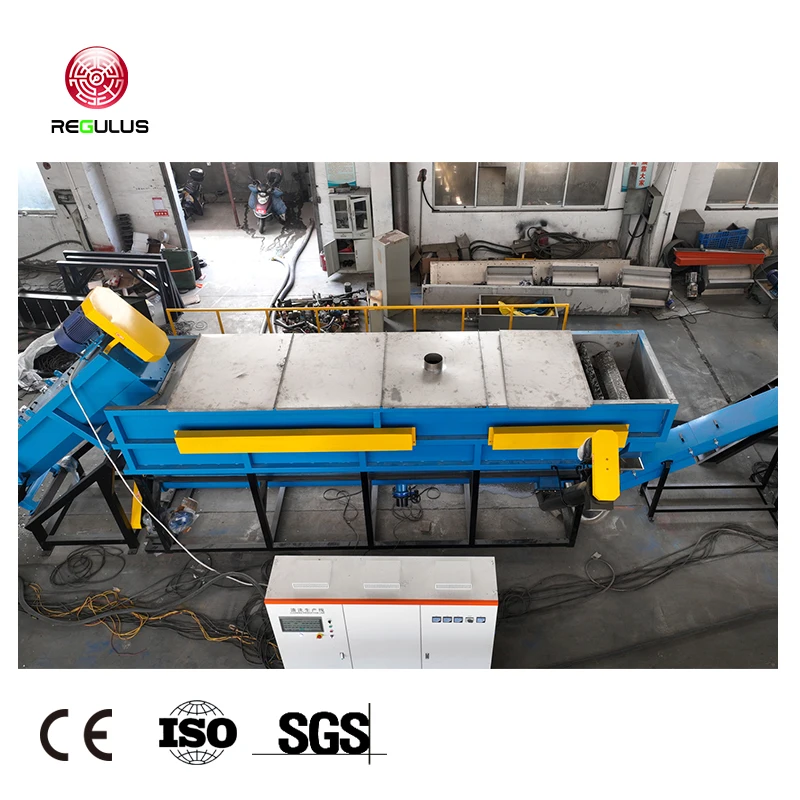 PP PE Soft Materials Shredding Line PE Film PP Shopping Bags Washing Recycling Line
