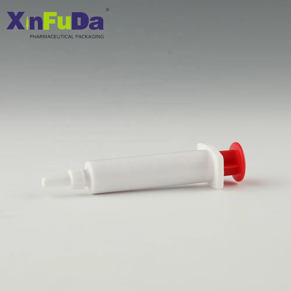 cheap long tip 10 cc glue dispenser injecting syringe three part 10ml color plunger syringe for packaging cow mastitis medicine