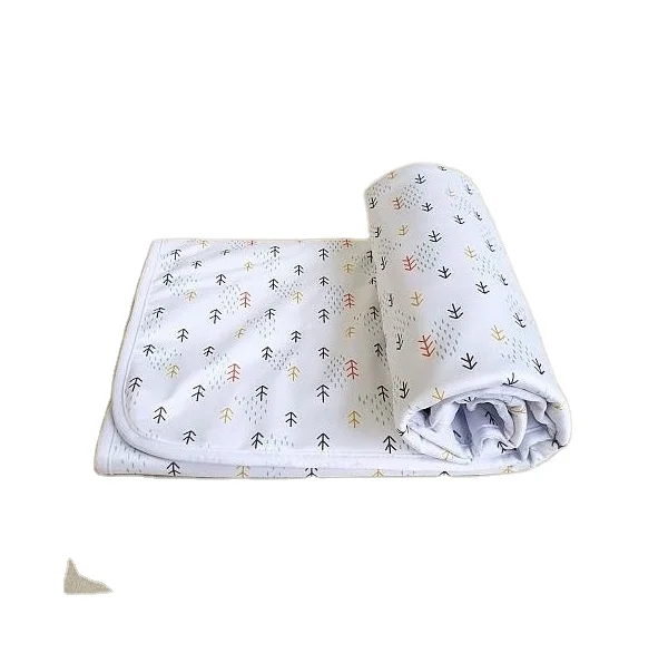 Infant 100% cotton new born swaddle blankets wholesale organic cotton baby blankets custom muslin swaddle blankets