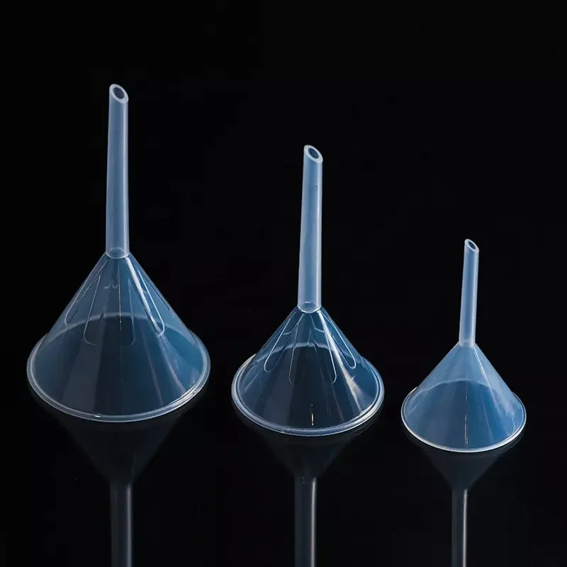 Laboratory large plastic pp funnel For Perfume Oil Filling