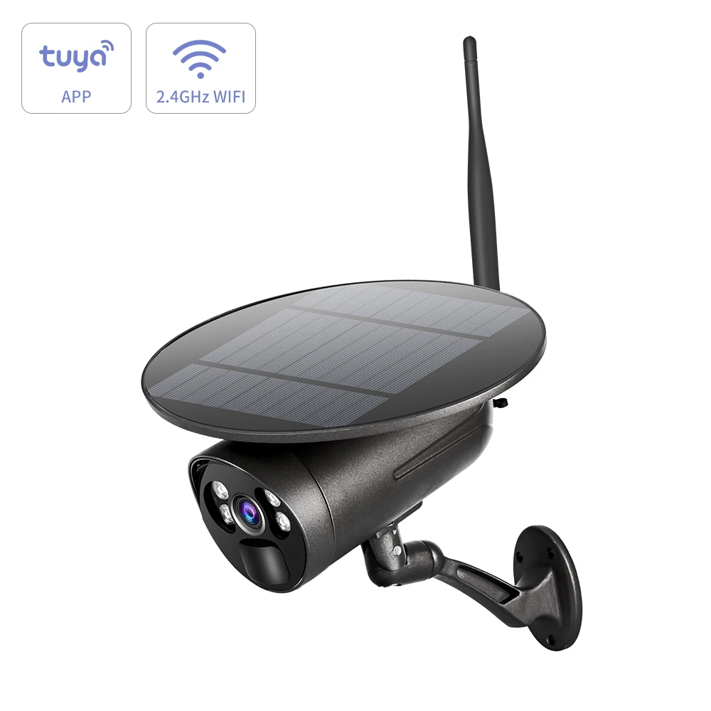 
New Arrival Smart Home Two Way Audio PIR Multiple Detection Low Power Consumption SD Cloud Storage Wifi Dual-Light Solar Camera 