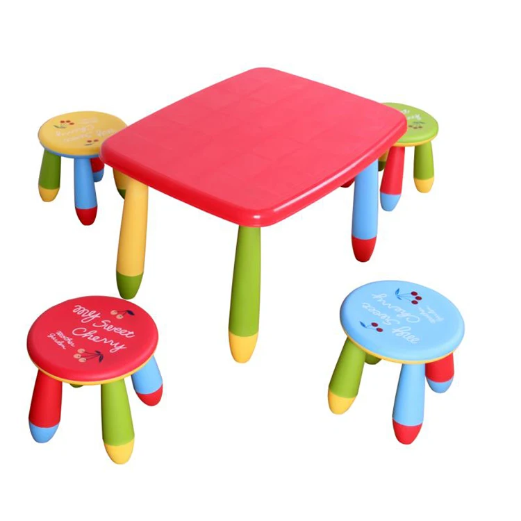 Kids Furniture Set Student Plastic Desk and Chair Kindergarten Furniture for sale school furniture set