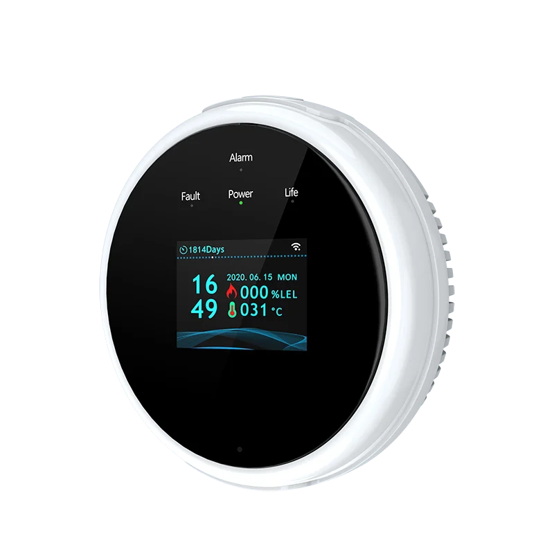 Wifi Natural Gas Sensor Combustible Household Wifi Temperature Detectors Smart LPG Gas Alarm Detector Leakage Sensor