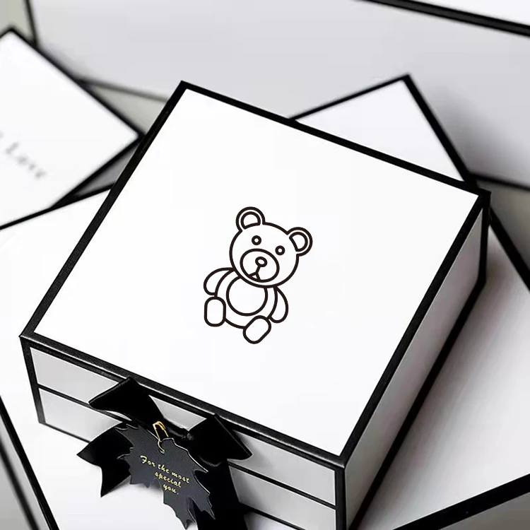luxury small gift boxes with magnetic lid custom cardboard paper wedding empty apparel gift box packaging with ribbon