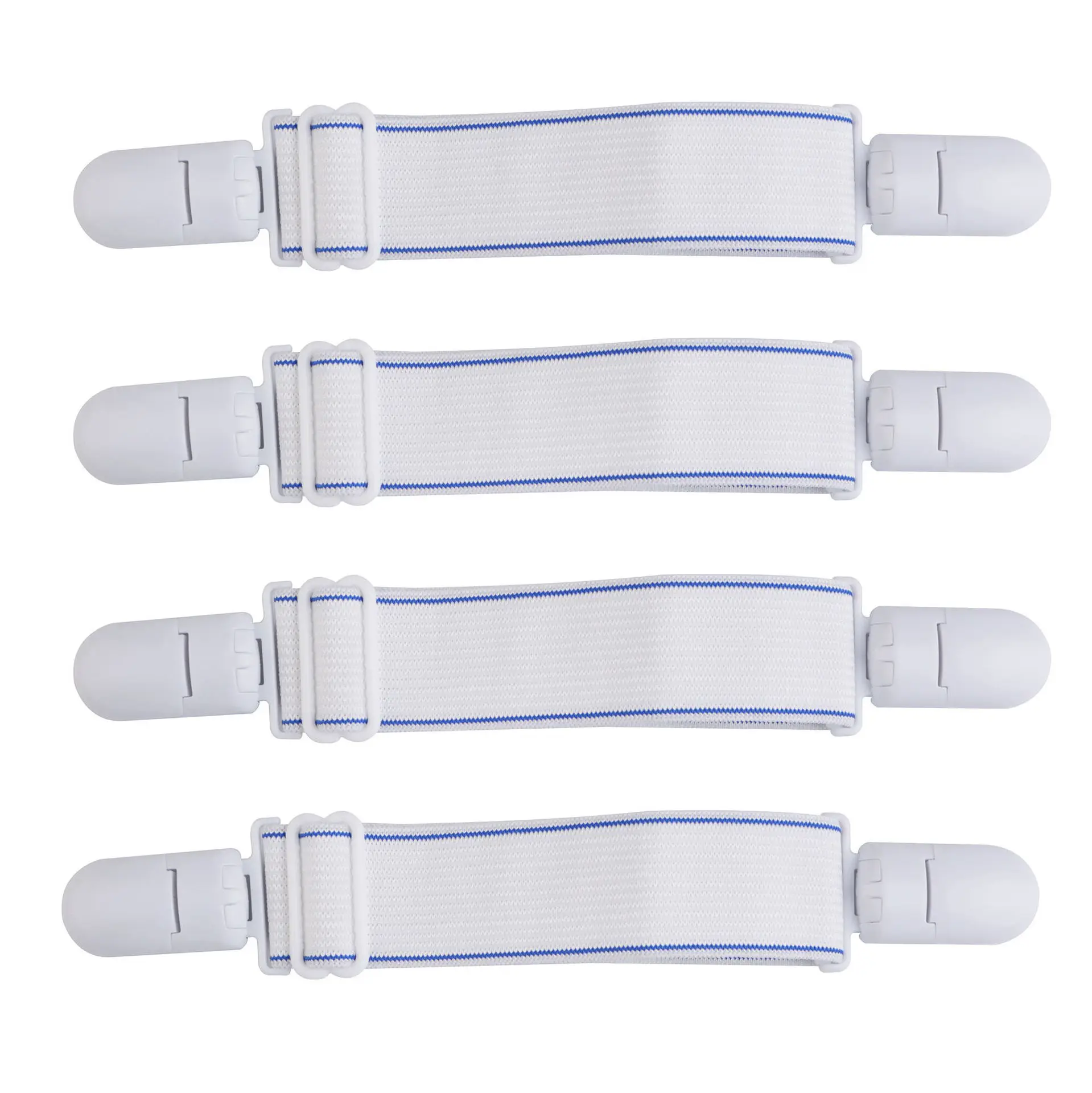 4 pcs set double head plastic clip adjustable bed sheet holder