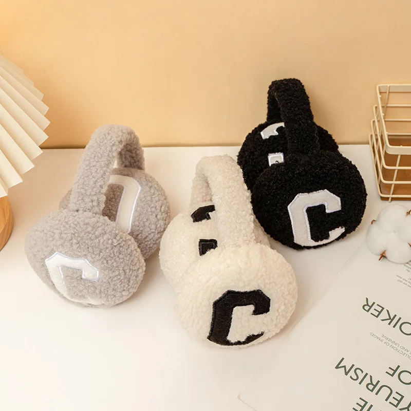 Autumn Winter Comfortable Unisex Skiing Fur Headphones Cute New Fur Solid Color Ladies Earmuffs Winter Accessories