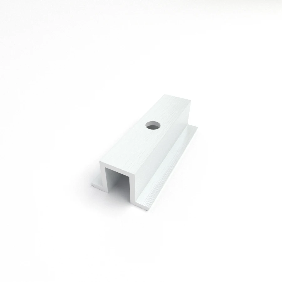 BSCI Photovoltaic system Solar Panel Mounting Fittings, Solar Mounting Clamp for Trapezoidal Metal Roof