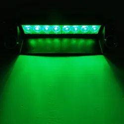 8 LED 12V Car Dash Strobe Signal Lights Red Blue Yellow White Auto Windshield Flashing Emergency Light Car Sucker Warning Lamps
