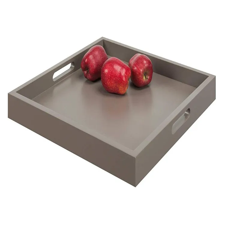 Best selling new design palm beach serving modern lacquer wooden tray