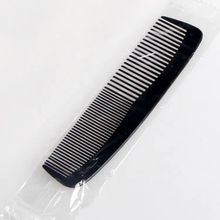 Отель одноразовый двойной зуб пластиковый гребень для волос