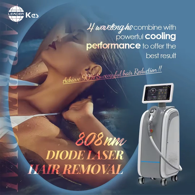2024 5000w Diode Laser Diode Laser Machines 4 Wavelengths Diode Laser Hair Removal For Sale